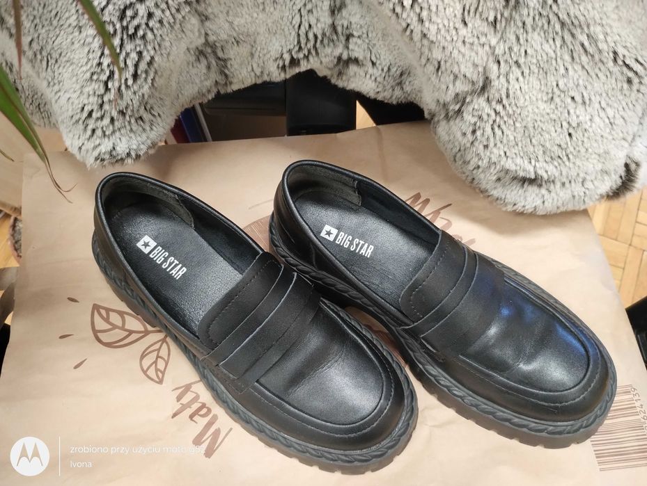 Piękne loafersy mokasyny Big Star rozm. 37,5
