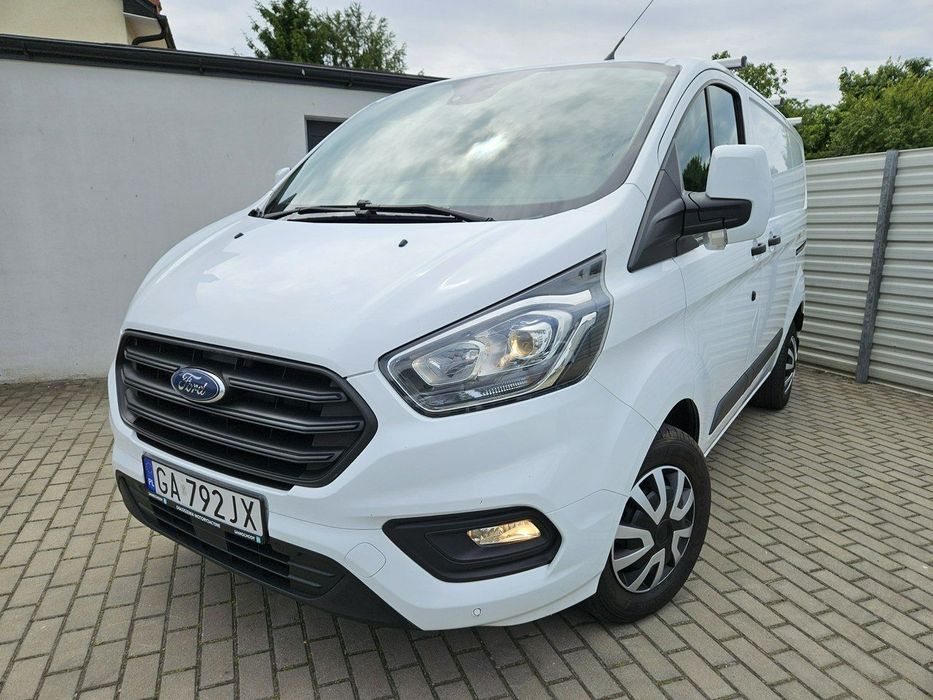 Ford Transit Custom  2.0 TDCi 130KM FV23% bezwypadek BDB WYPOSAŻENIE 3 osobowy BDB stan