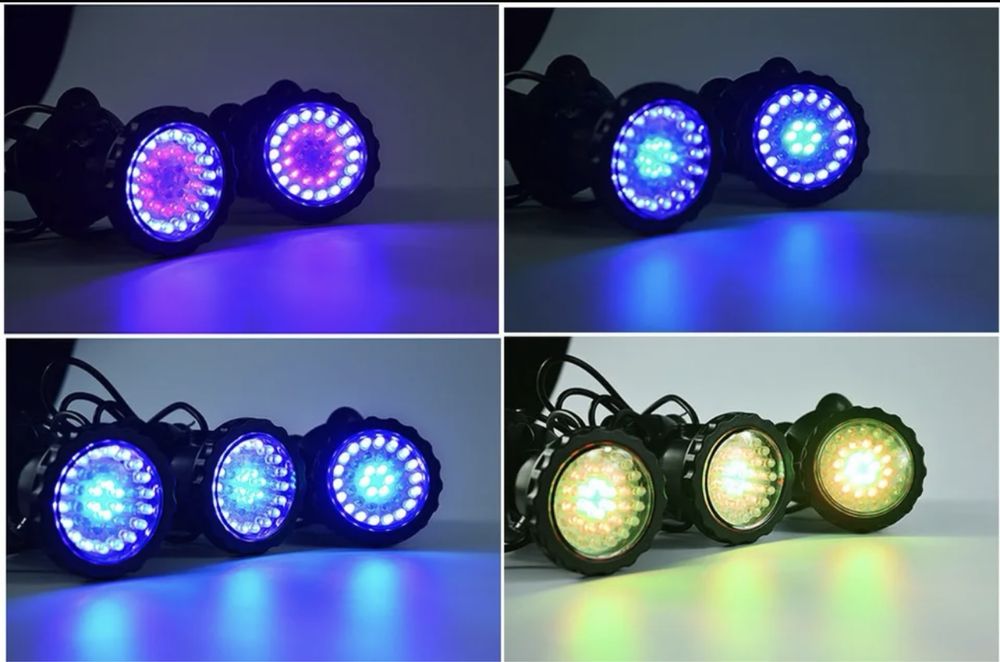 Lampy led RGB+pilot - do akwarium, oczka wodnego, basenu