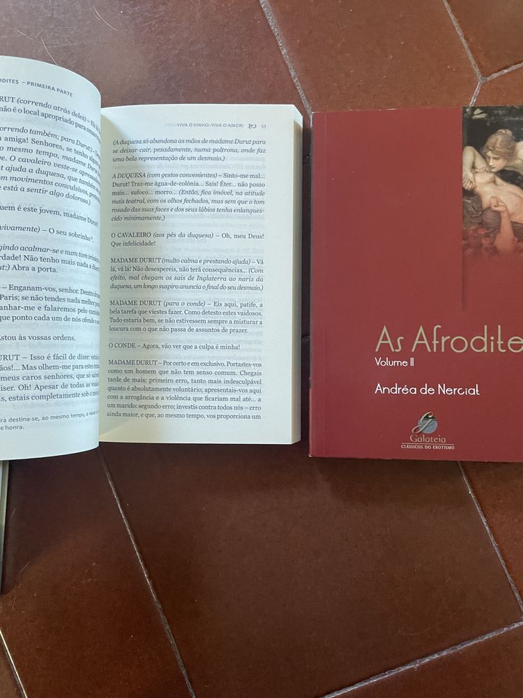 2 livros as afrodites Vol I e II