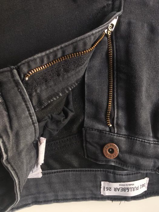 Calças de ganga pretas