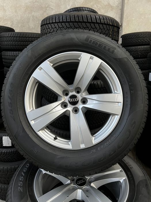 Alufelgi koła Audi Q7 4M 255/60R18 Pirelli zima