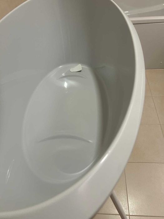 Banheira alta com redutor para bebe