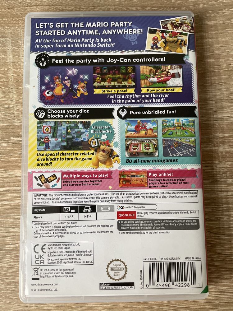 Super Mario Party Nintendo Switch Używana