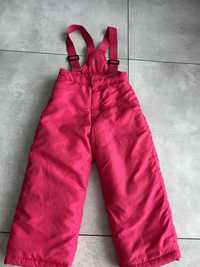 Spodnie na narty 98/104 rozowe