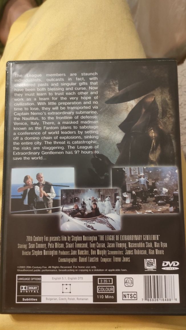 Liga niezwykłych dżentelmenów film DVD