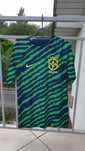 Koszulka sportowa piłkarska Nike Brazylia Brasil Pre-Match 2022