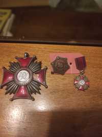 Krzyż zasługi PRL Medal odznaczenie spinka PRL