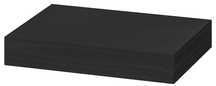 2 estantes de parede preto-castanha Ikea
