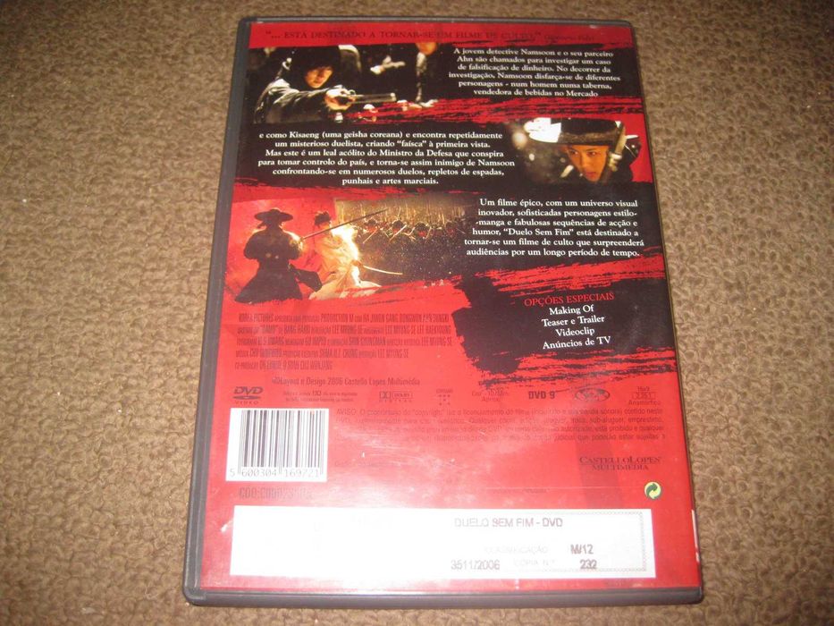 DVD "Duelo Sem Fim" de Lee Myung-Se