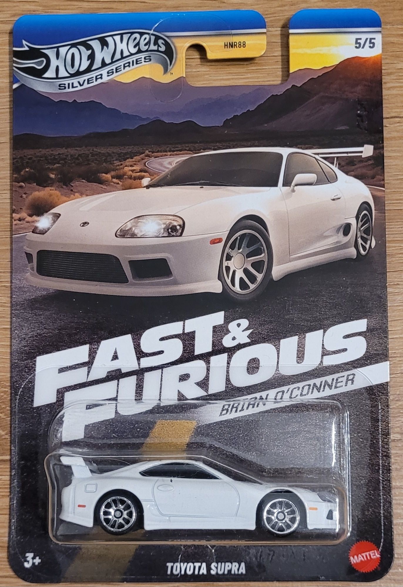Toyota Supra biała Fast and Furious Hot Wheels