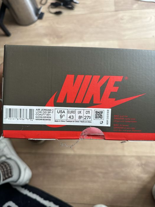 Travis Scott x Air Jordan 1 Low ORIGINAIS