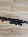 Karnisz 110 cm czarny, metalowy