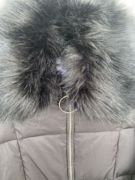 Довга куртка пуховік  MANGO пальто пуховик