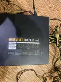 Блок питания Aerocool Gold Miner 2000W