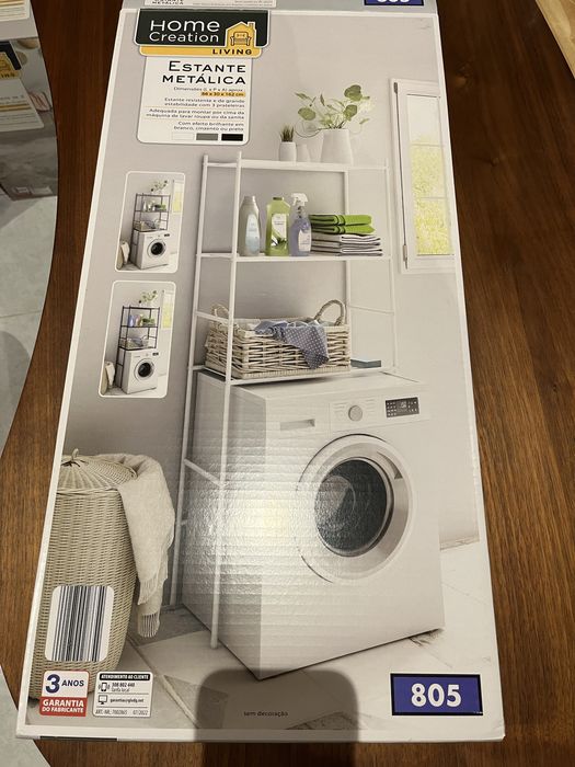 Estante metalica casa de banho