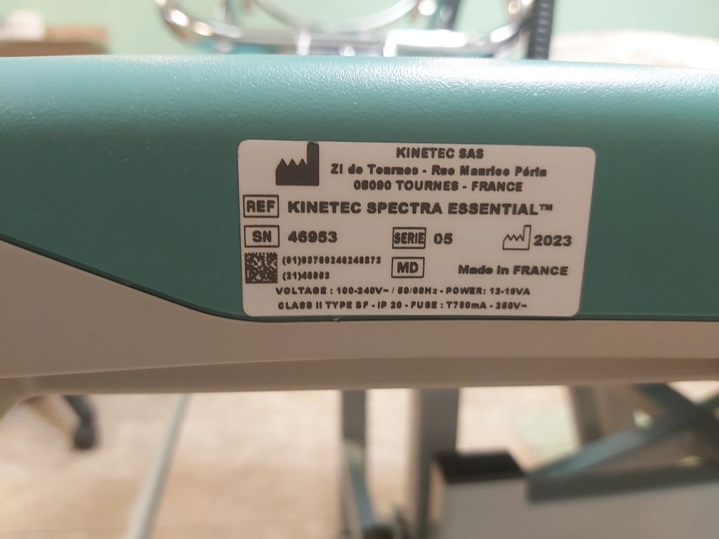 Nowa Szyna CPM 2023r Kinetec Spectra Essential + zestaw pacjenta!NOWA!