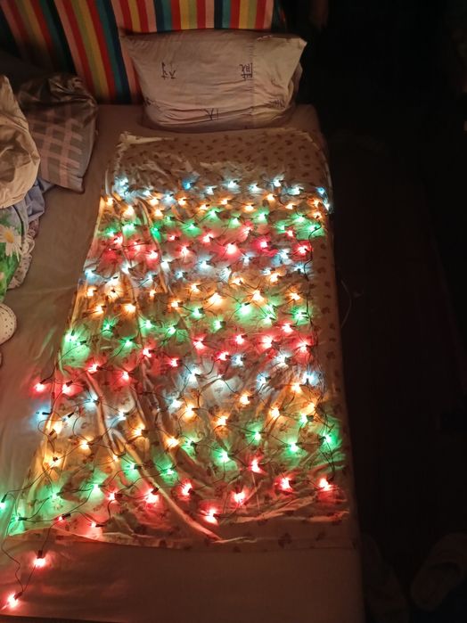 Гирлянда сетка  новогодняя