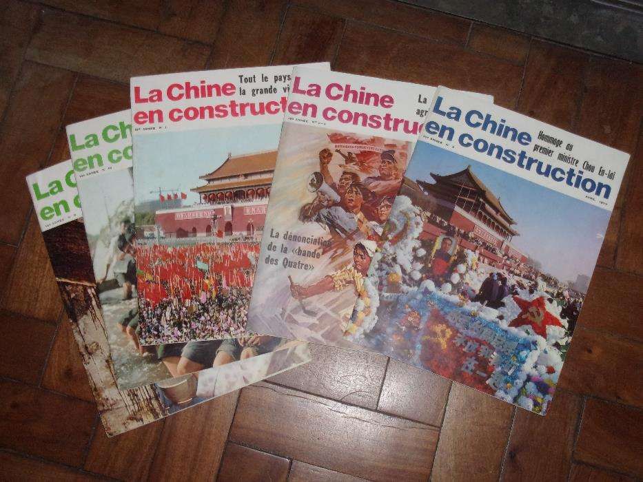 Revistas chinesas + livros chineses de BD + revista albanesa (anos 70)