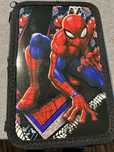 Piórnik spider-man dwukomorowy