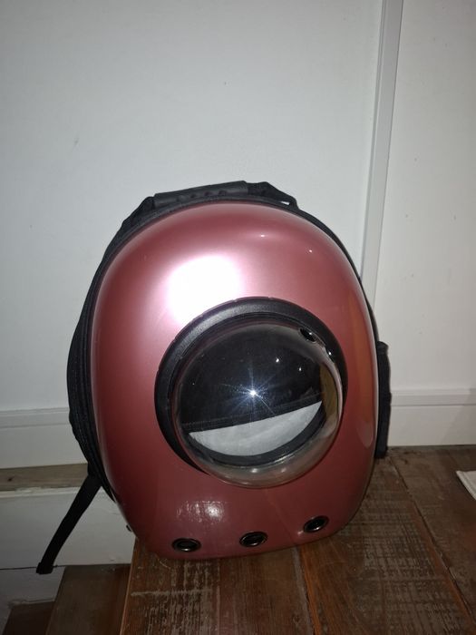 Mochila para transporte de pet.