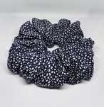 Granatowa scrunchie