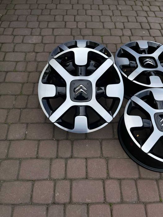 Oryginalne alufelgi Citroen OE C4 CACTUS 4x108 17 cali BICOLOR