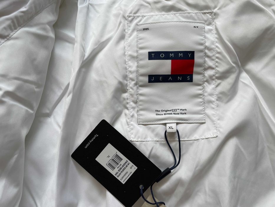 Biała kurtka Tommy Hilfiger damska r XL nowa metki