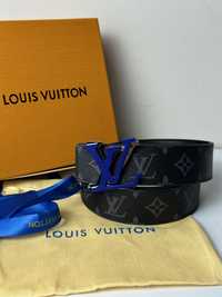 Luksusowy pasek Louis Vuitton Premium monogram limitowana edycja LV
