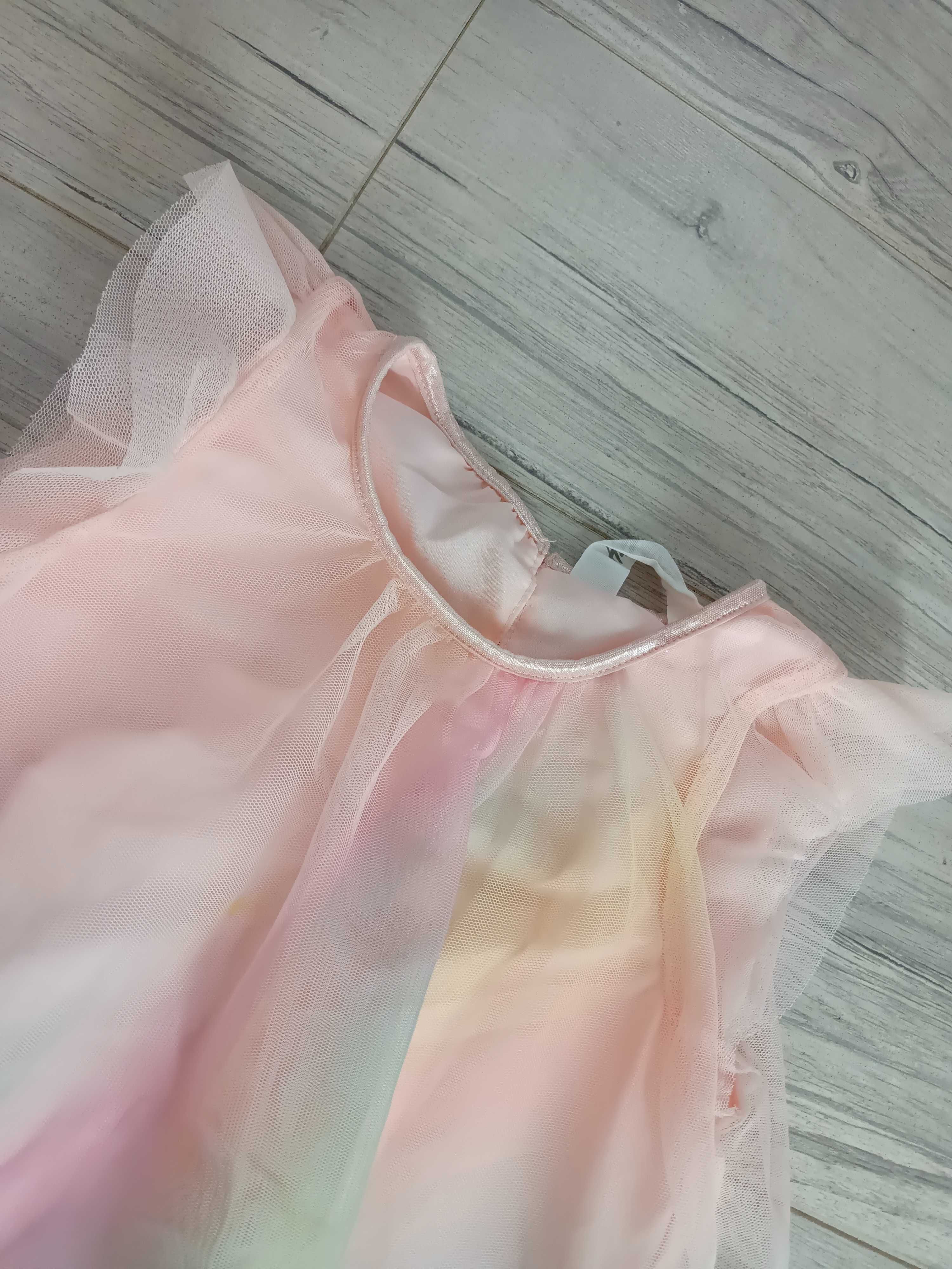 Kolorowa sukienka z Jednorożcami  116