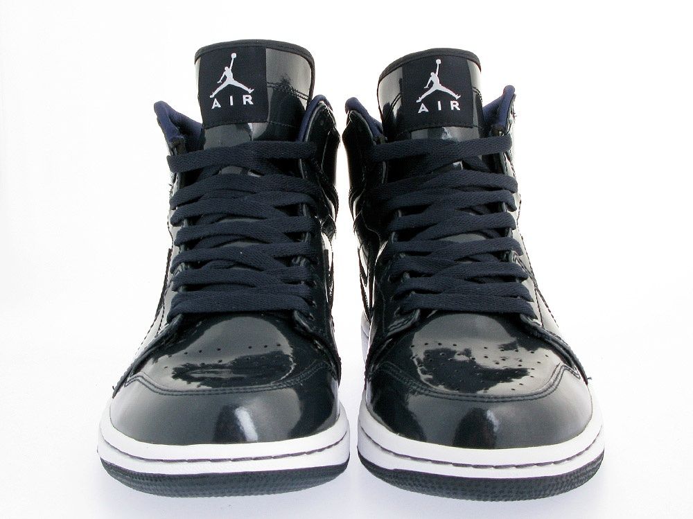 Кроссовки Air Jordan 1 Retro Dark Obsidian кожаные баскетбольные