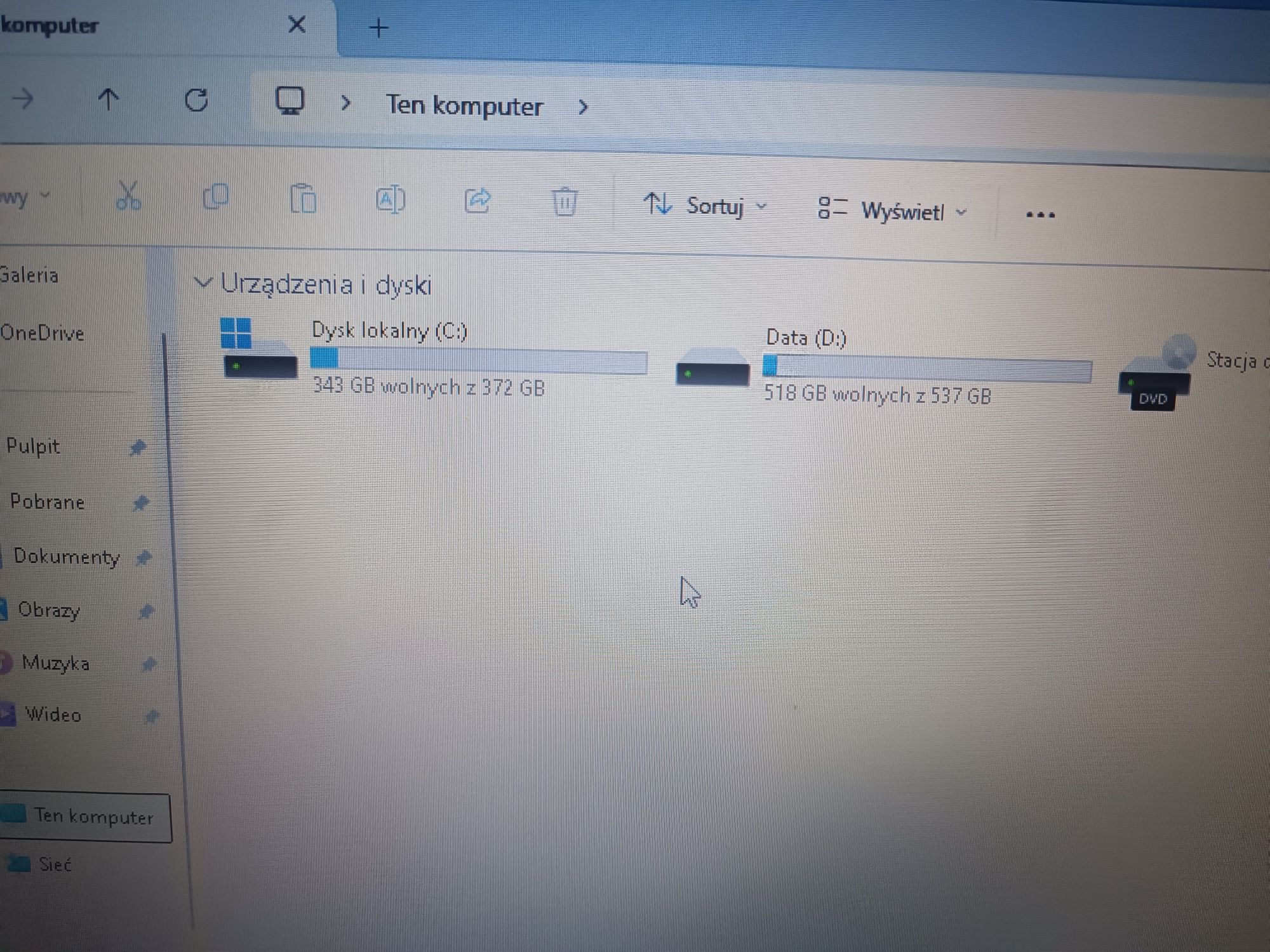 Asus S551LN procesor i7 windows 11