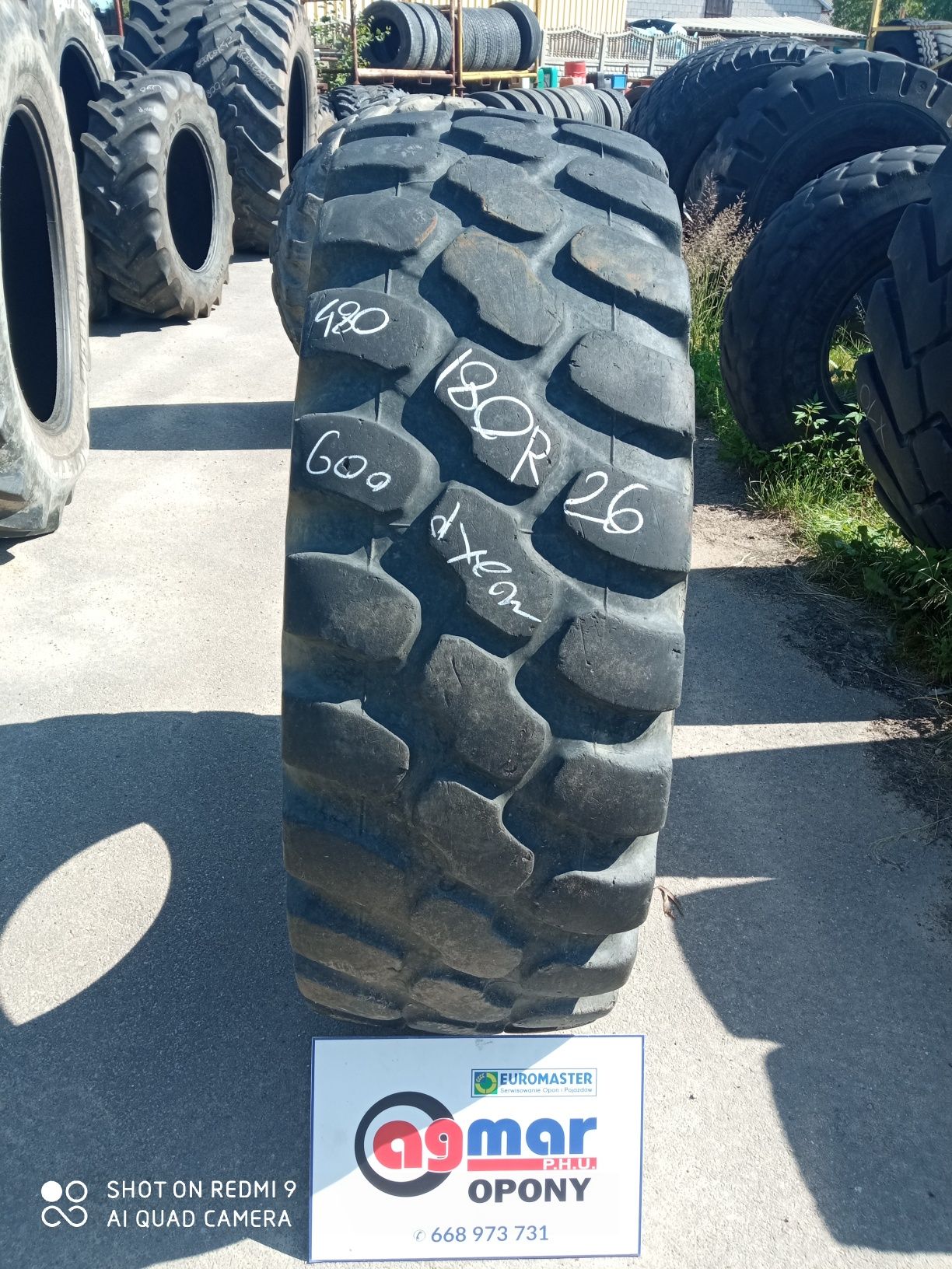 480/80R26 Goodyear Opona rolnicza przemysłowa używana