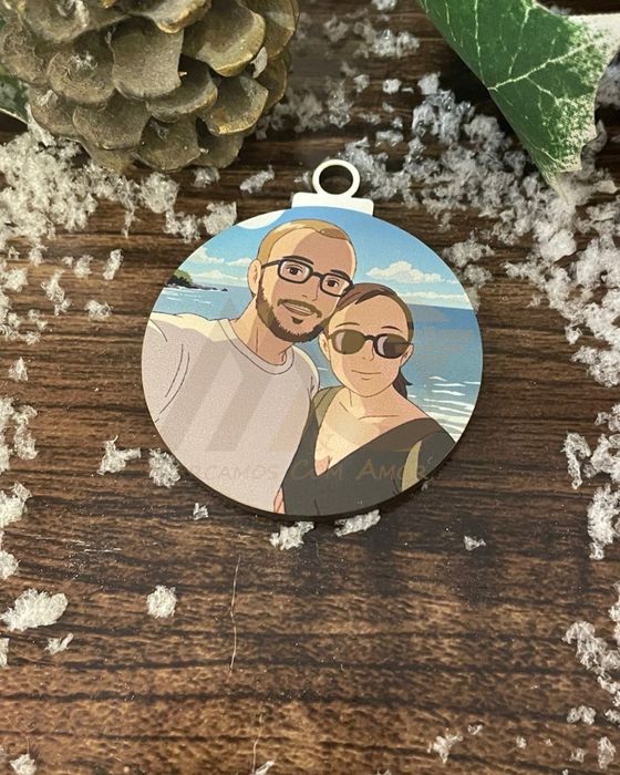 Bolas de Natal com foto