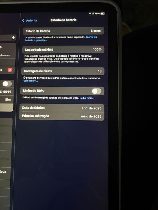 iPad 11" (2025) 11ª geração 128 Go - WiFi - Prateado