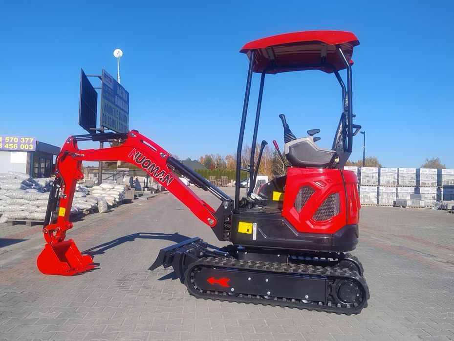 Minikoparka NUOMAN 2 T. silnik Kubota diesel, NOWA importer, gwarancja