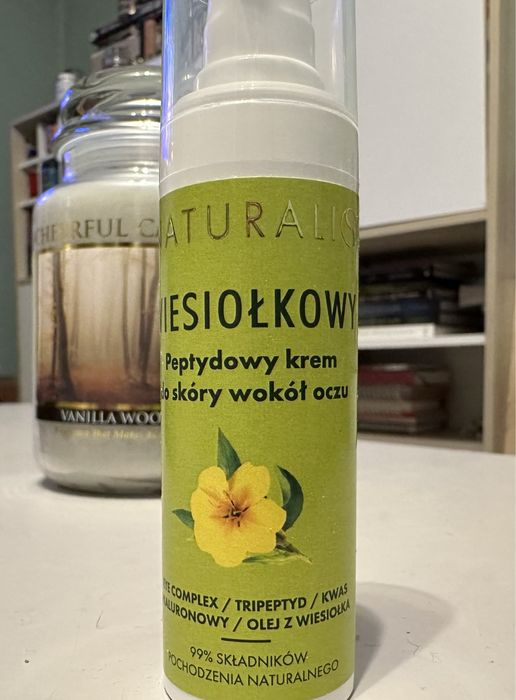 NATURALIS Wiesiołkowy peptydowy Krem do skóry wokół oczu