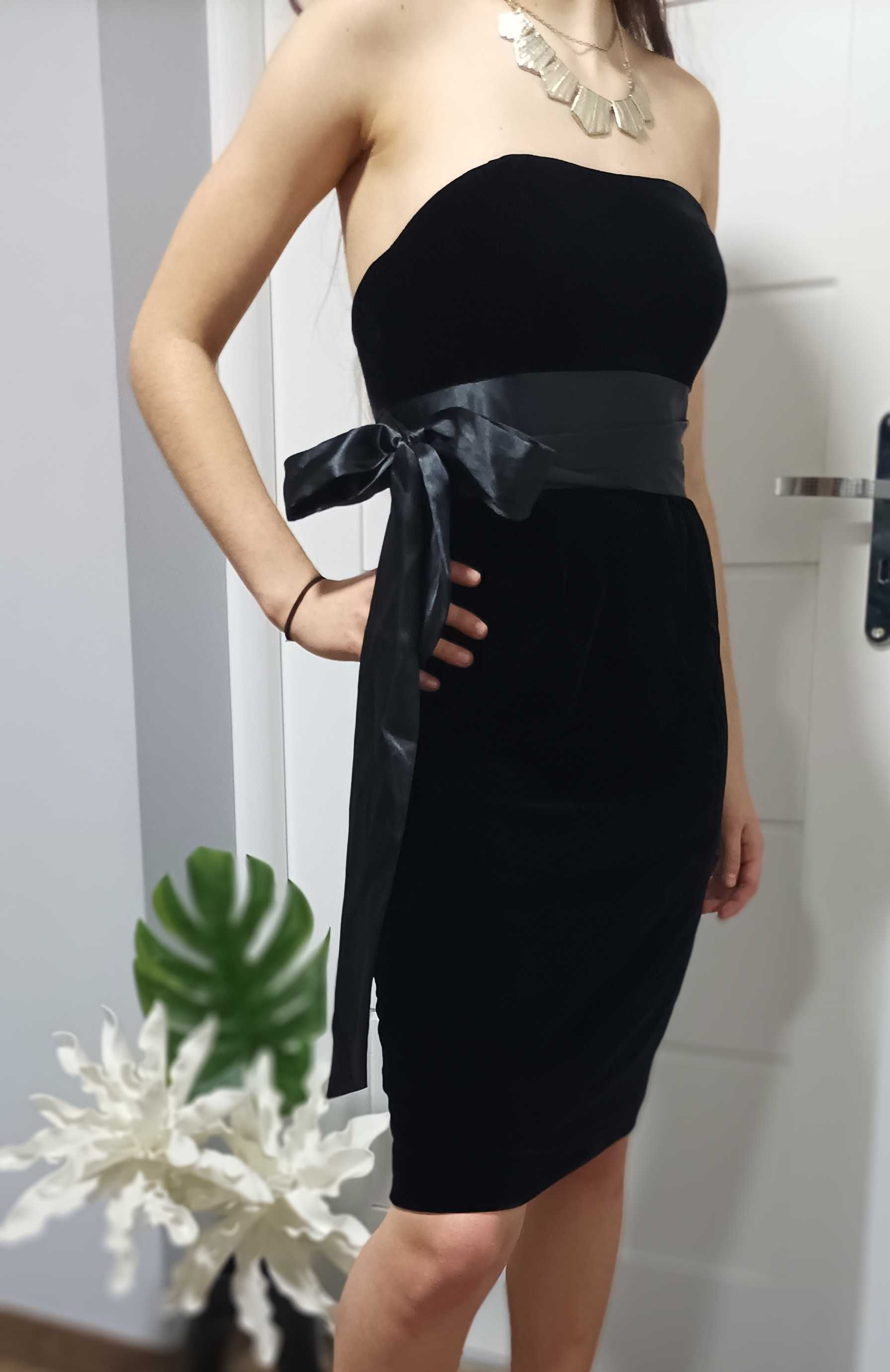 Seksowna czarna sukienka Marks&Spencer  S/36/8 nowa bez metki
