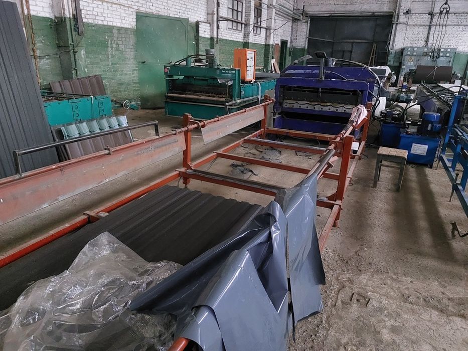 Продається готовий бізнес по виготовленню профнастила і металочерепиці