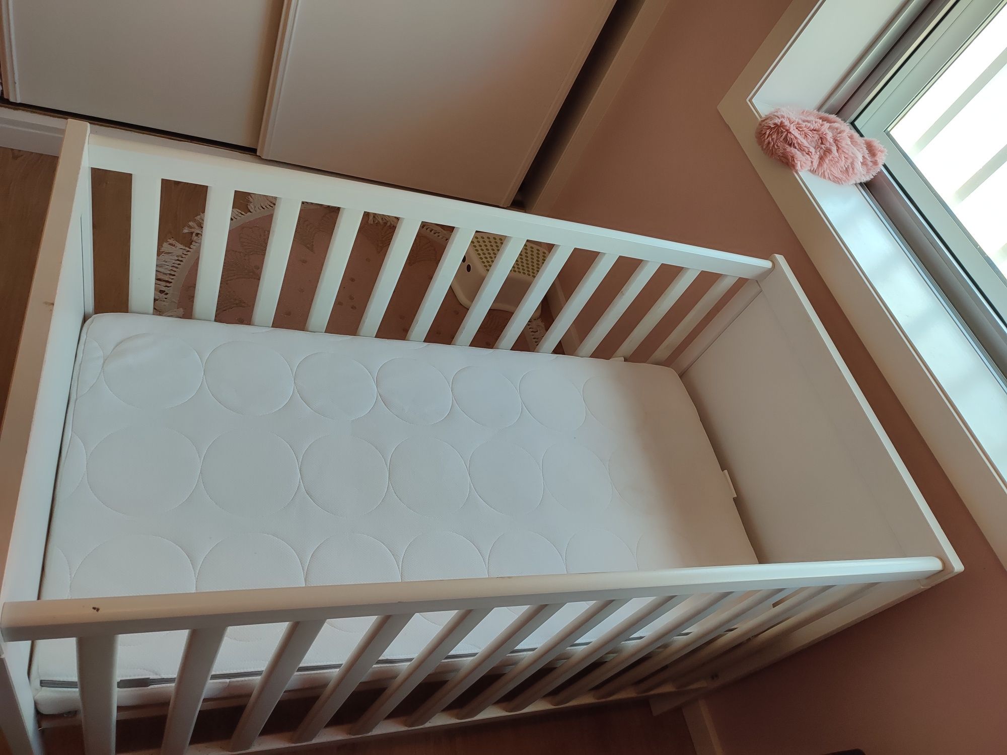 Berço cama grades IKEA com colchão