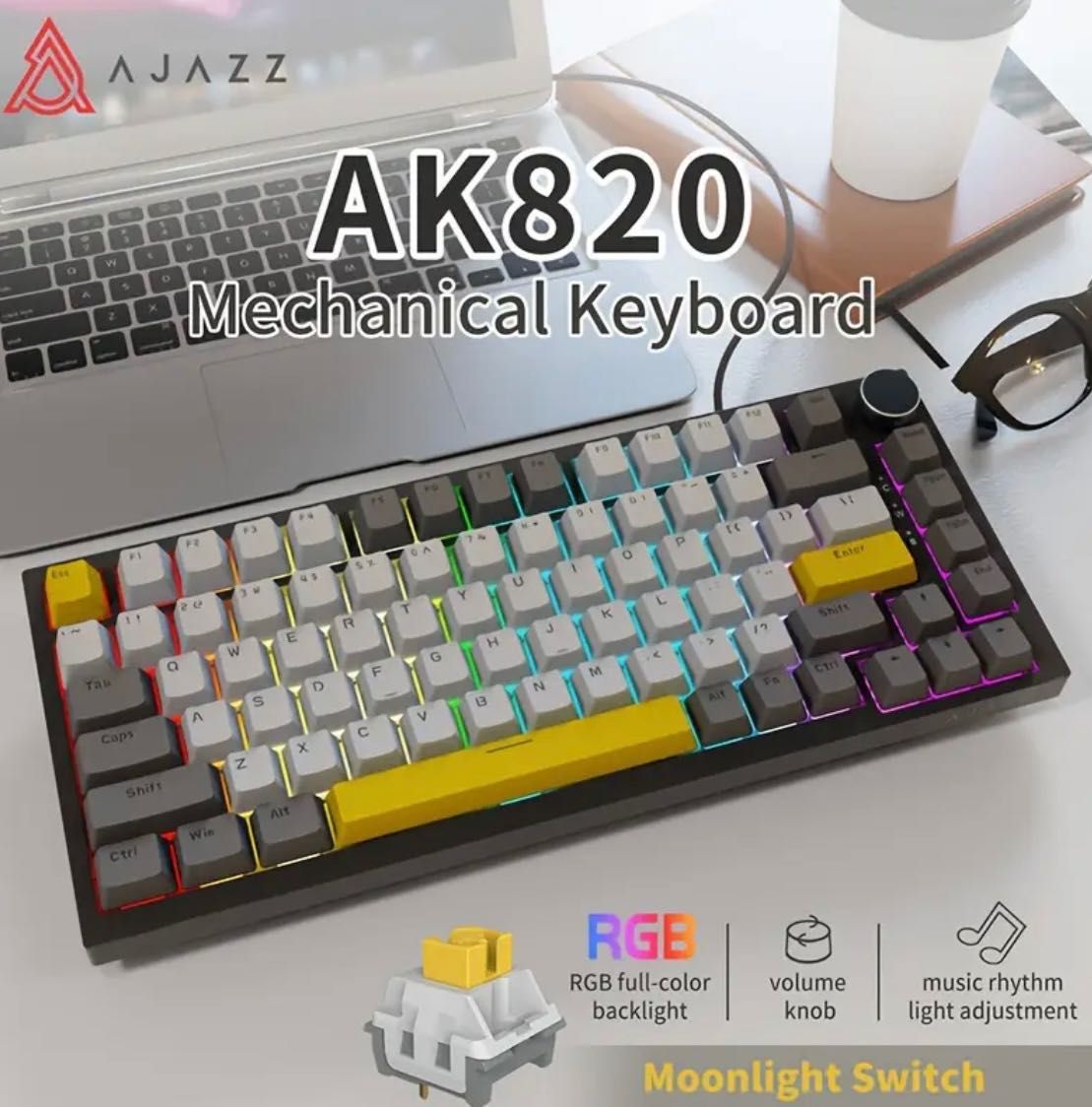 Klawiatura mechaniczna Ajazz ak820