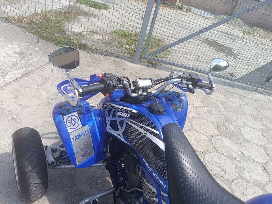 Yamaha Raptor 660r, doinwestowana,zarejestrowana,OC/ PT