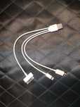 Cabo conversor USB Tipo A 2.0 com 3 saídas