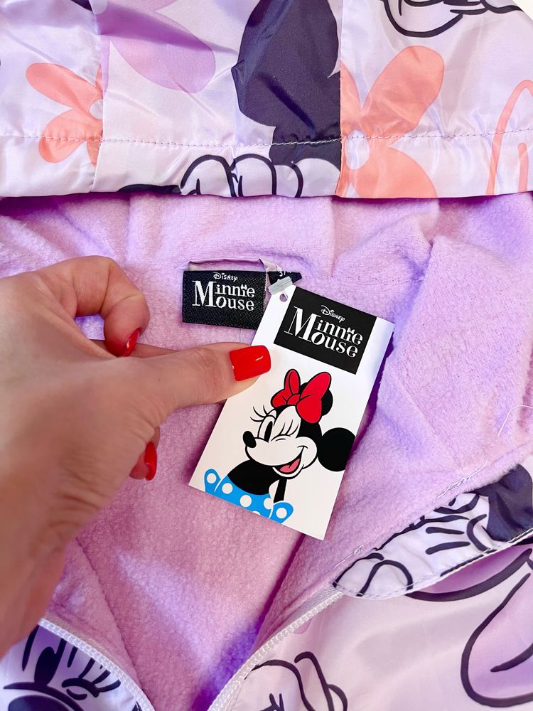 НОВАЯ Красивая куртка с микки Disney 3-4г monnalisa