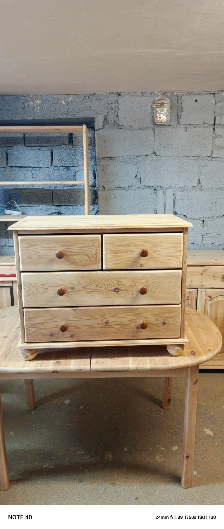 Komoda lite drewno sosnowe