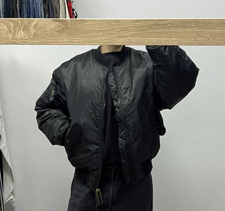 Новий Бомбер MA-1 дутий оверсайз куртка Alpha Industries Schoott type