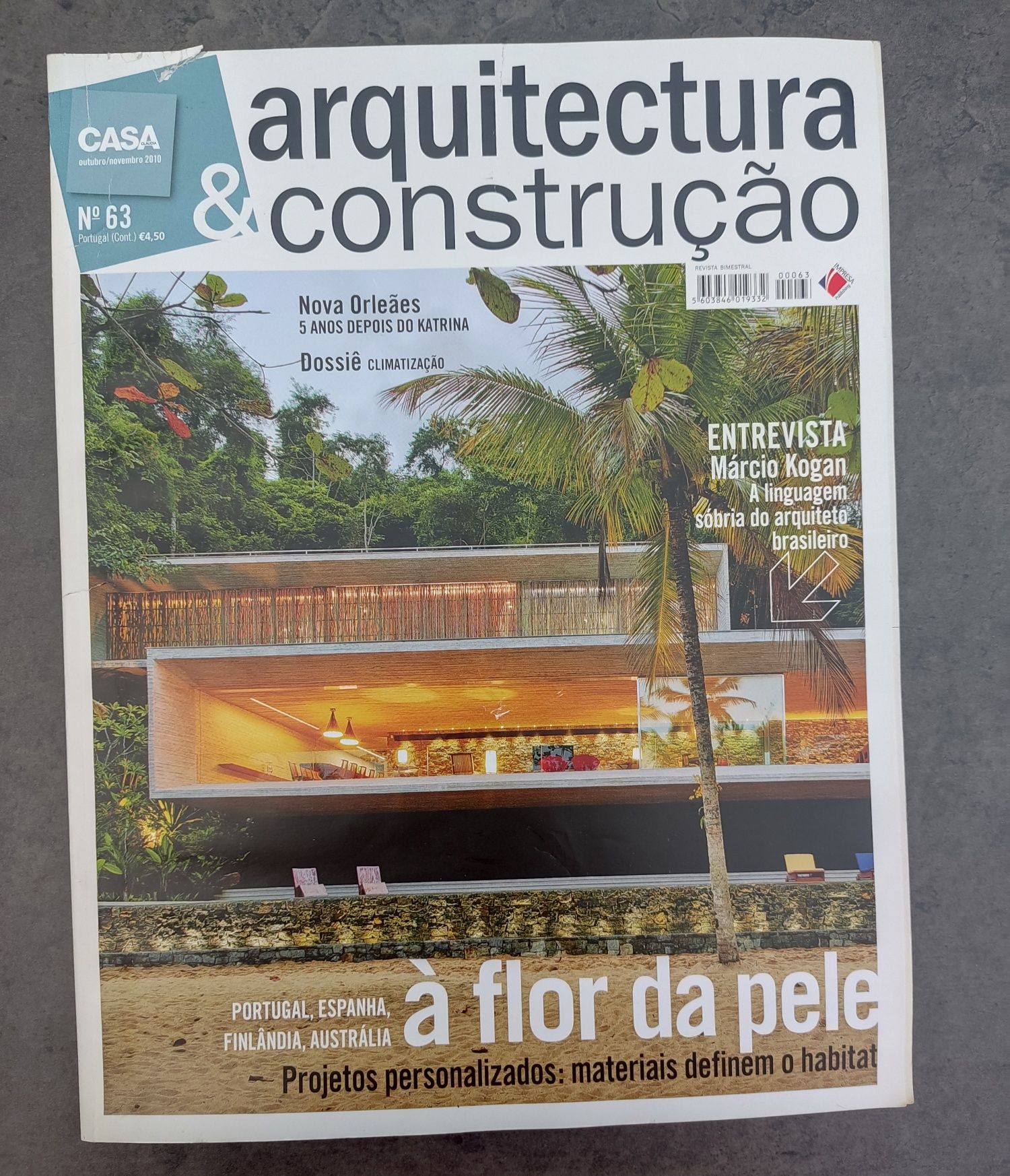 5 Revistas de Arquitectura e Construção - N°57, 58, 59, 61 e 63