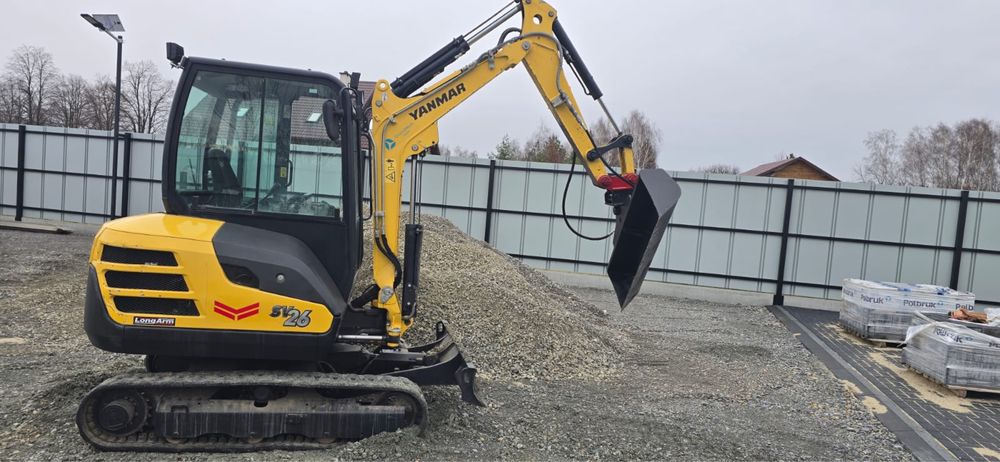 Minikoparka koparka Yanmar sv26 long  2.7t jcb kubota Cat