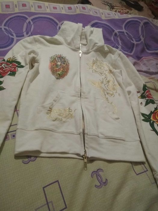 Свитшот,худи,реглaн, бaтник,лонгслив, Ed Hardy vintage zipka 36p. S