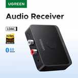 Bluetooth 6.0 LDAC Hi-res аудио приëмник 3.5 mm AUX і 2RCA 300mAh